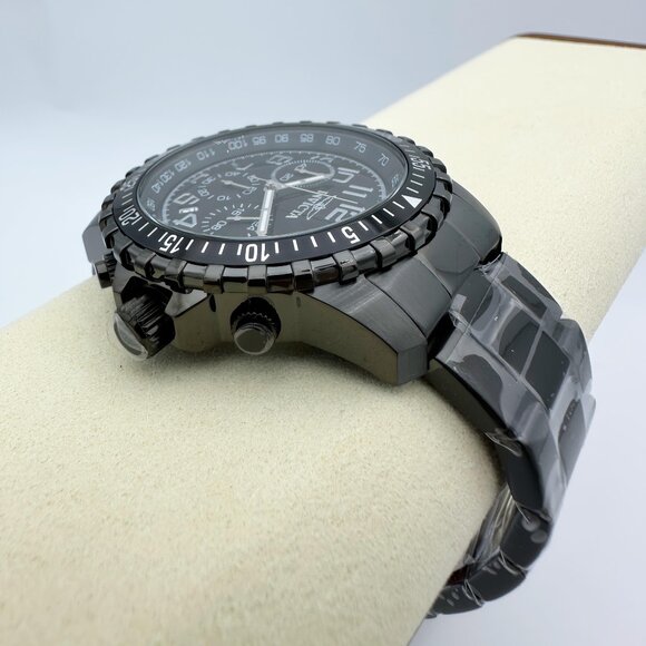 NEW Invicta Specialty Men's Gunmetal Chronograph Quartz Watch with Black Dial - Picture 5 of 9